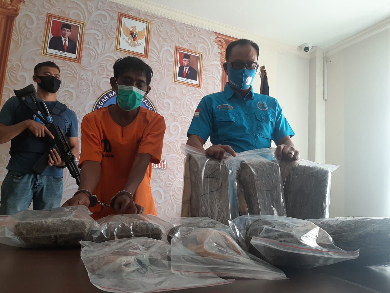 podiumnews.com-BNNP Badung Gagalkan Peredaran Narkoba Jaringan Medan 